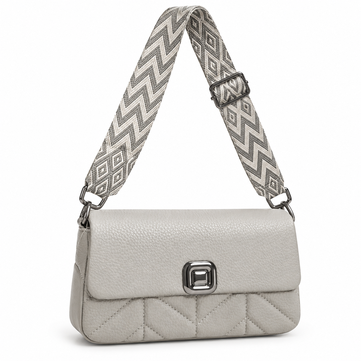 Azure Geo Strap Sling Bag