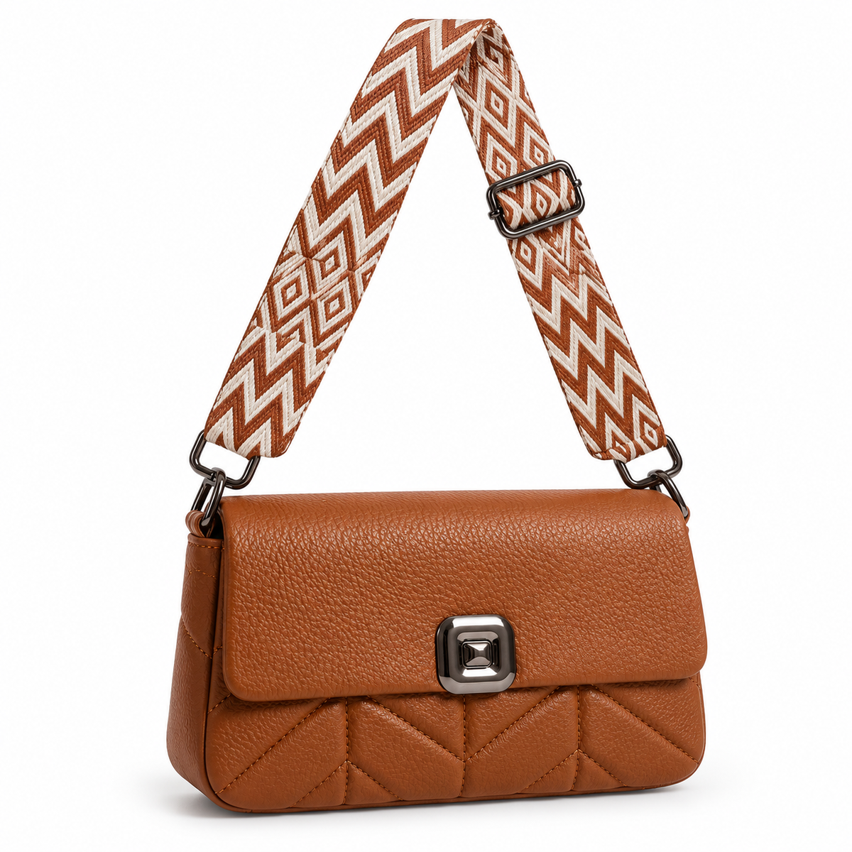 Azure Geo Strap Sling Bag