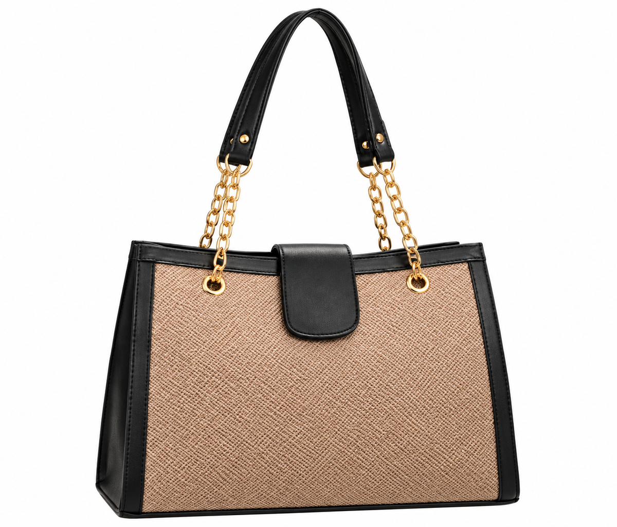 Elan Noir Chain Tote