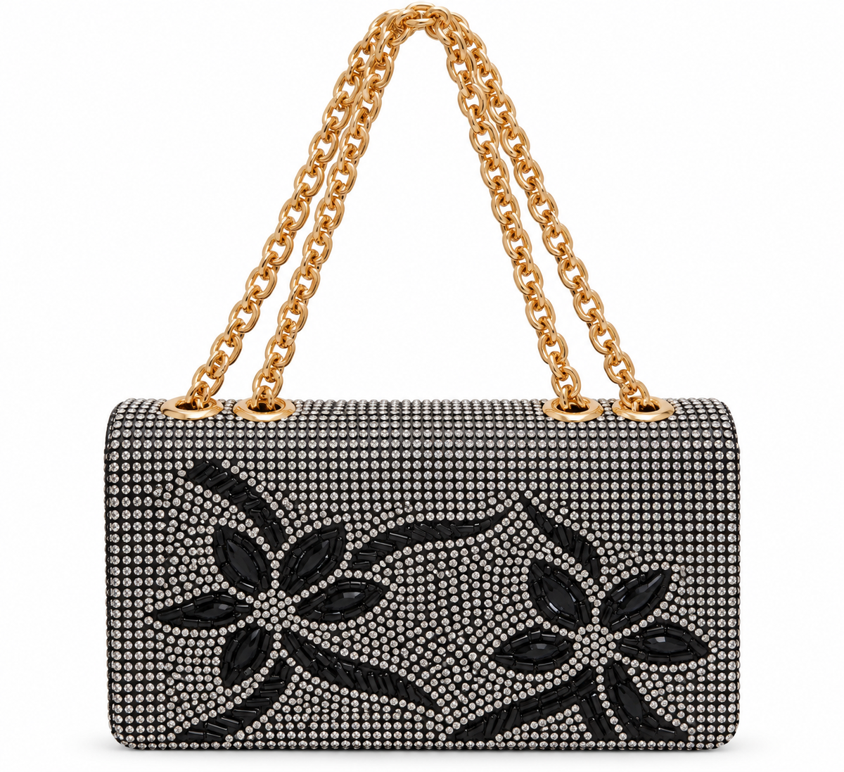 Noir Bloom Clutch