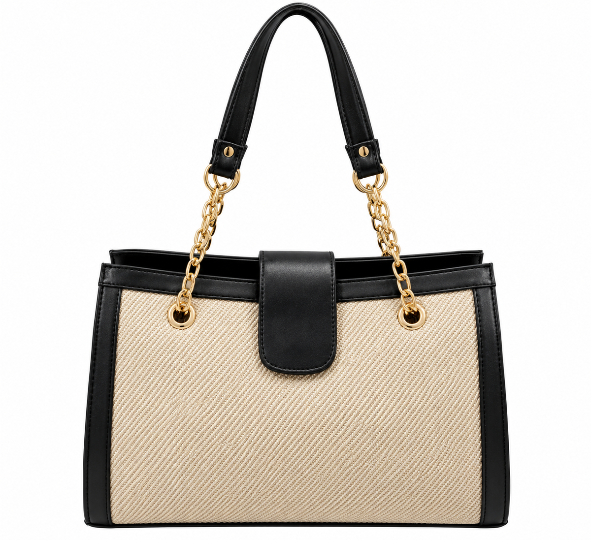 Elan Noir Chain Tote