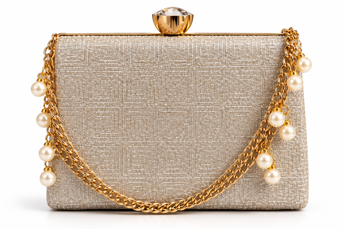 Pearl Luxe Clutch