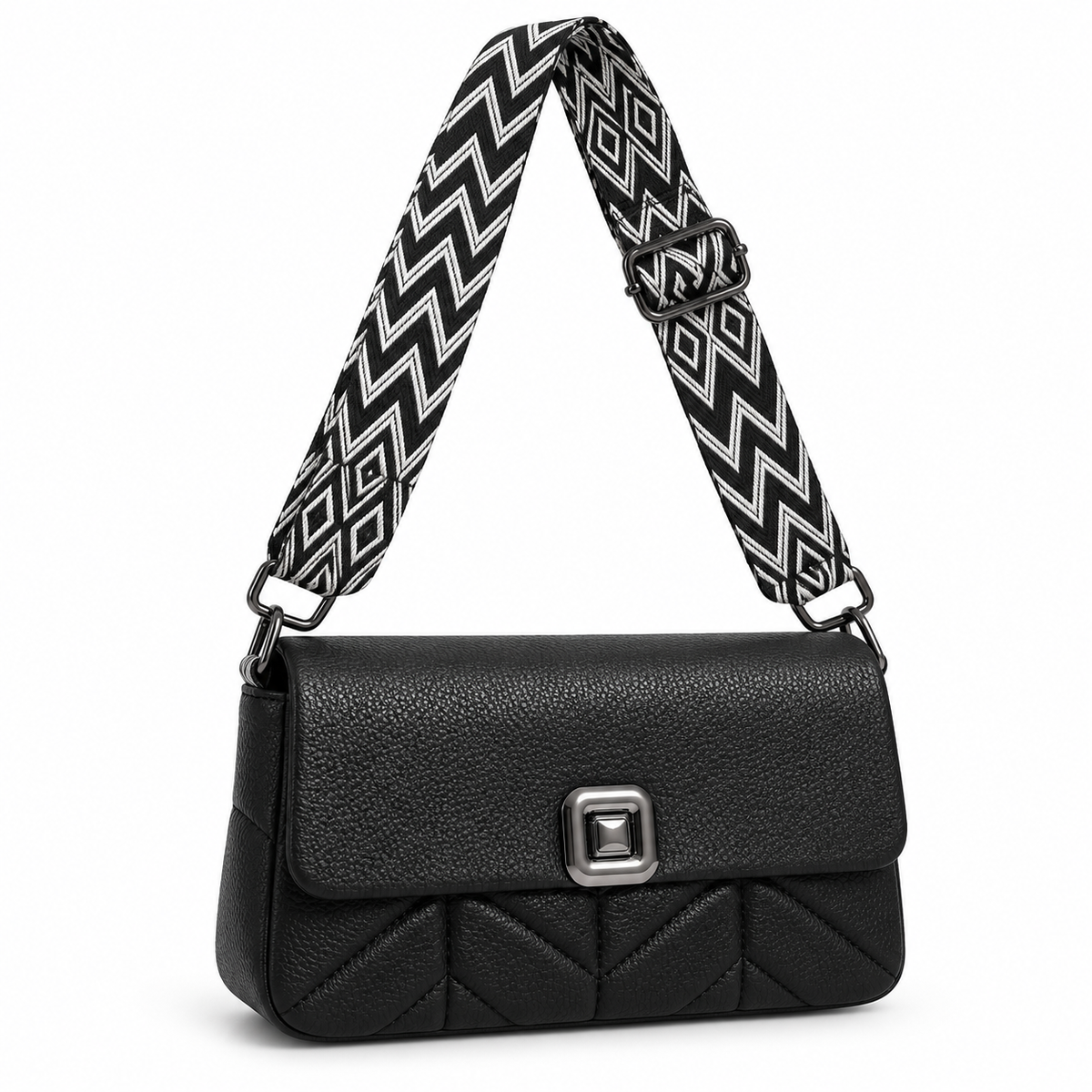 Azure Geo Strap Sling Bag