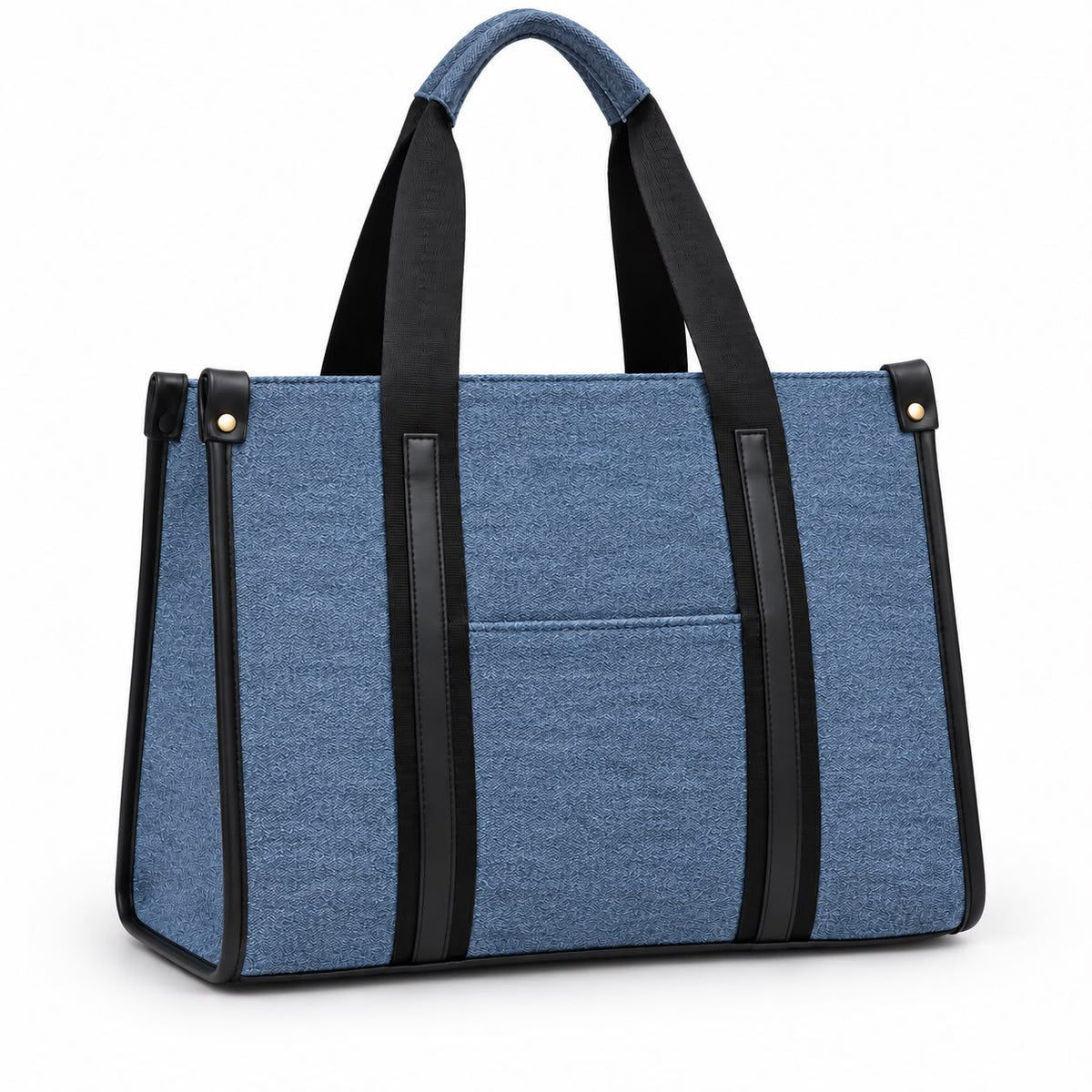 Urban Denim Structured Tote Bag